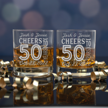Milestones | Personalized 11oz Whiskey Glass